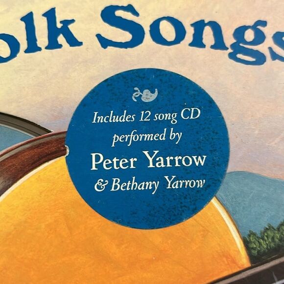 SING 🎤 Favorite Folk Songs w CD incl 12 folk songs.Peter Yarrow Song🎵book📕 - Picture 4 of 17